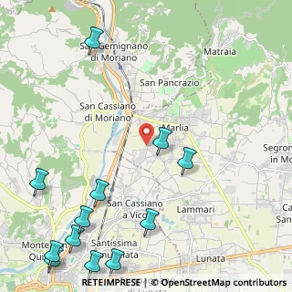 Mappa Via del Fanuccio, 55012 Marlia LU, Italia (3.28833)