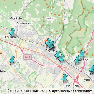 Mappa Via Leonetto Lippini, 59100 Prato PO, Italia (4.99333)