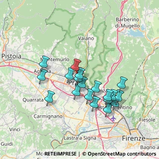 Mappa Via Giordano Bruno, 59100 Prato PO, Italia (6.59737)
