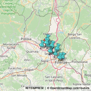 Mappa Via Giordano Bruno, 59100 Prato PO, Italia (7.89545)