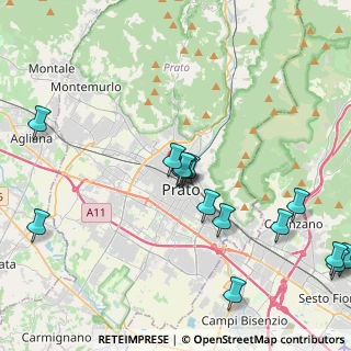 Mappa Via Nazario Sauro, 59100 Prato PO, Italia (4.88533)