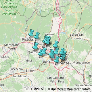 Mappa Via Nazario Sauro, 59100 Prato PO, Italia (9.3855)