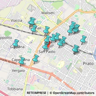 Mappa Via Antonio Vivaldi, 59100 Prato PO, Italia (0.977)