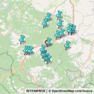 Mappa Santo Stefano, 47021 Bagno di Romagna FC, Italia (7.332)