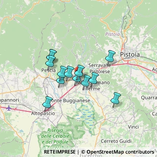 Mappa 51016 Montecatini Terme PT, Italia (5.43769)