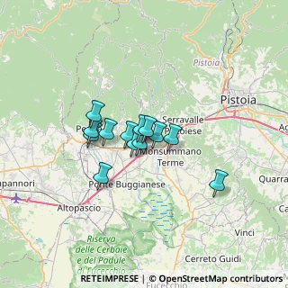 Mappa 51016 Montecatini Terme PT, Italia (4.35231)