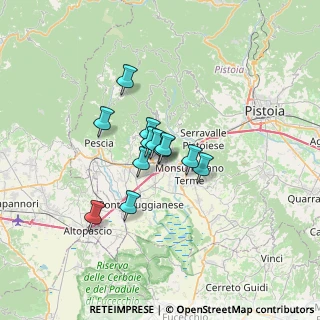 Mappa 51016 Montecatini Terme PT, Italia (4.32)