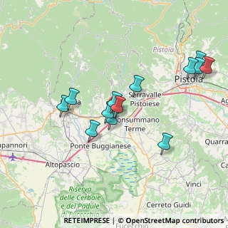 Mappa 51016 Montecatini Terme PT, Italia (7.35462)