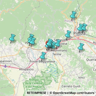 Mappa 51016 Montecatini Terme PT, Italia (6.97467)