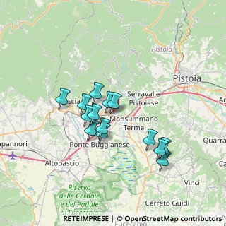 Mappa 51016 Montecatini Terme PT, Italia (5.98071)