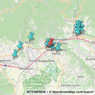 Mappa 51016 Montecatini Terme PT, Italia (8.05786)