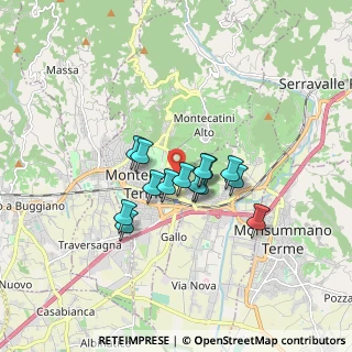 Mappa Piazzale San Pio da Pietralcina, 51016 Montecatini Terme PT, Italia (1.20143)