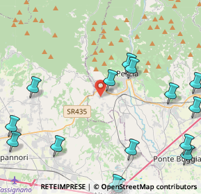 Mappa Via delle Pari, 51017 Pescia PT, Italia (6.7165)