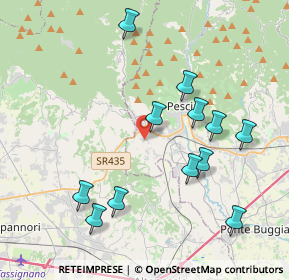 Mappa Via delle Pari, 51017 Pescia PT, Italia (4.25333)