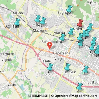 Mappa Via Renzo degli Innocenti, 59100 Galciana PO, Italia (3.1105)