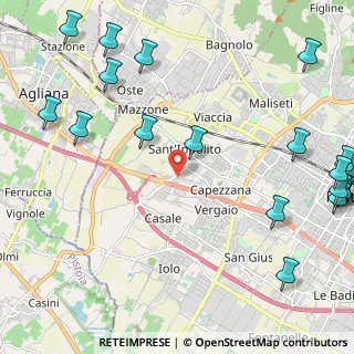 Mappa Via Renzo degli Innocenti, 59100 Galciana PO, Italia (3.3595)