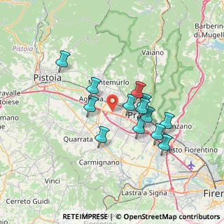 Mappa Via Renzo degli Innocenti, 59100 Galciana PO, Italia (6.06923)