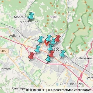 Mappa Via Giovacchino Rossini, 59100 Prato PO, Italia (2.82833)
