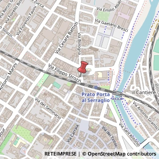 Mappa Via Porta al Serraglio, 7, 59100 Prato, Prato (Toscana)