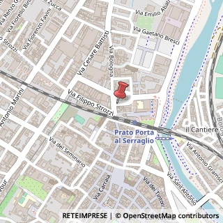 Mappa Piazza Giovanni Ciardi, 40, 59100 Prato, Prato (Toscana)
