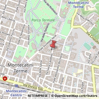 Mappa Via Felice Cavallotti, 135, 51016 Montecatini Terme, Pistoia (Toscana)