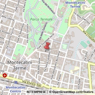 Mappa Via Alessandro Manzoni, 21, 51016 Montecatini Terme, Pistoia (Toscana)