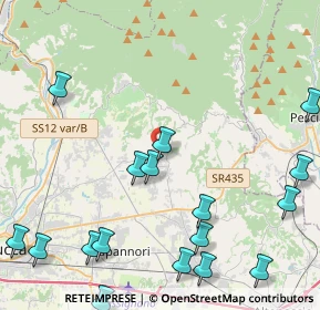 Mappa Via di Piaggiori Basso, 55018 Capannori LU, Italia (6.427)