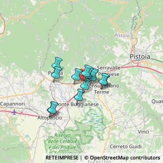 Mappa Via Olimpia, 51016 Montecatini Terme PT, Italia (4.41923)