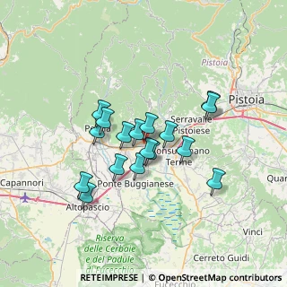 Mappa Via Olimpia, 51016 Montecatini Terme PT, Italia (5.60235)