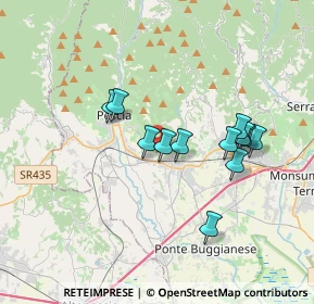 Mappa Via Tamburlana, 51011 Buggiano PT, Italia (3.15)