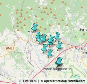 Mappa Via Tamburlana, 51011 Buggiano PT, Italia (2.64385)