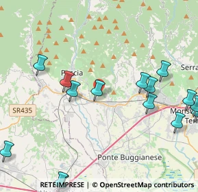 Mappa Via Tamburlana, 51011 Buggiano PT, Italia (5.735)