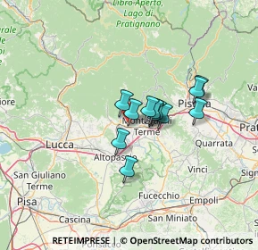 Mappa Via Tamburlana, 51011 Buggiano PT, Italia (8.63667)