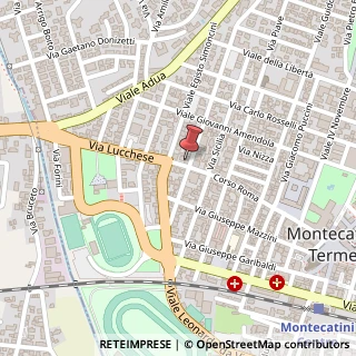 Mappa Corso Roma, 100, 51016 Montecatini Terme, Pistoia (Toscana)