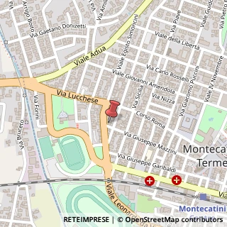 Mappa Via Giuseppe Mazzini, 88, 51016 Montecatini Terme, Pistoia (Toscana)