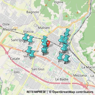 Mappa Via Gaetano Donizetti, 59100 Prato PO, Italia (1.48)