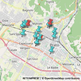 Mappa Via Gaetano Donizetti, 59100 Prato PO, Italia (1.44467)