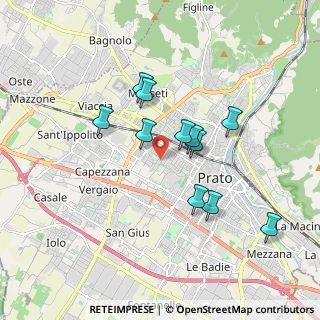 Mappa Via Gaetano Donizetti, 59100 Prato PO, Italia (1.57909)