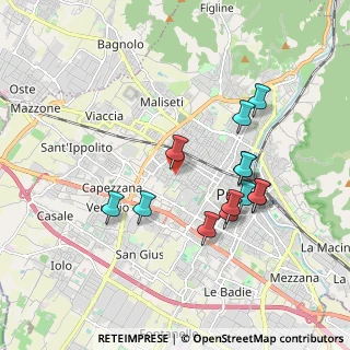 Mappa Via Gaetano Donizetti, 59100 Prato PO, Italia (1.77692)
