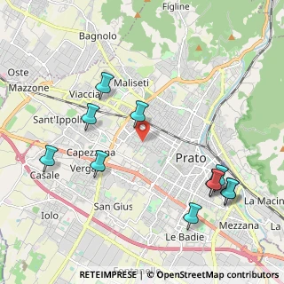 Mappa Via Gaetano Donizetti, 59100 Prato PO, Italia (2.45182)