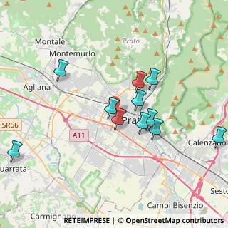 Mappa Via Gaetano Donizetti, 59100 Prato PO, Italia (3.66182)