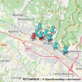 Mappa Via Gaetano Donizetti, 59100 Prato PO, Italia (2.34083)