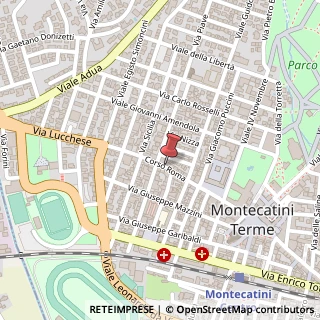 Mappa Corso Roma, 58, 51016 Montecatini Terme, Pistoia (Toscana)