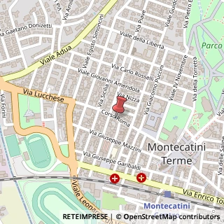 Mappa Corso Roma, 81, 51016 Montecatini Terme, Pistoia (Toscana)