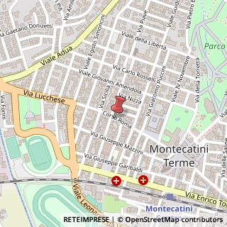 Mappa Corso Roma, 87, 51016 Montecatini Terme, Pistoia (Toscana)