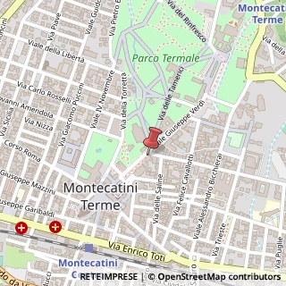 Mappa Viale Giuseppe Verdi, 60, 51016 Montecatini Terme, Pistoia (Toscana)