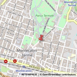 Mappa Viale Giuseppe Verdi, 58, 51016 Montecatini Terme, Pistoia (Toscana)