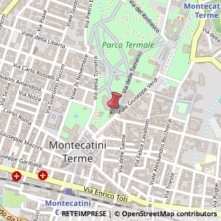 Mappa Viale Giuseppe Verdi, 45, 51016 Montecatini Terme, Pistoia (Toscana)