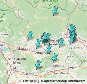 Mappa Via del Castellare, 51017 Pescia PT, Italia (13.4585)