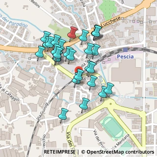 Mappa Via del Castellare, 51017 Pescia PT, Italia (0.2069)